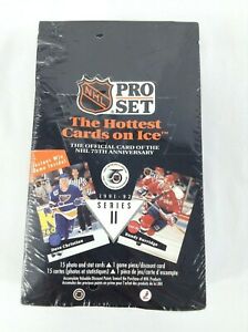 1991-92 NHL Pro Set Series 2 Hockey (French Edition) Sealed Box of 36 –  Baseball Dreams & Memories