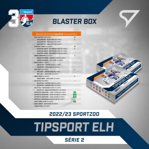 2022-23 SZ Tipsport ELH Series 2 Hockey Blaster Box - Image 4