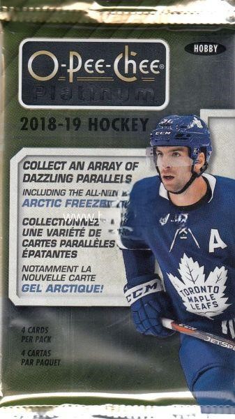 2018-19 Upper Deck O-Pee-Chee Platinum Hockey Hobby Balíček