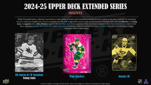2024-25 Upper Deck Extended Series Hockey Hobby Box - Image 4