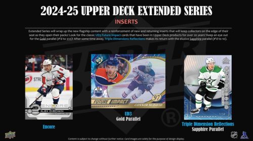 2024-25 Upper Deck Extended Series Hockey Hobby Box - Image 3