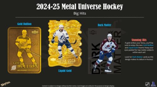 2024-25 Upper Deck Skybox Metal Universe Hockey Blaster Box - Image 3
