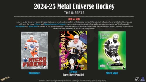 2024-25 Upper Deck Skybox Metal Universe Hockey Hobby Box - Image 4