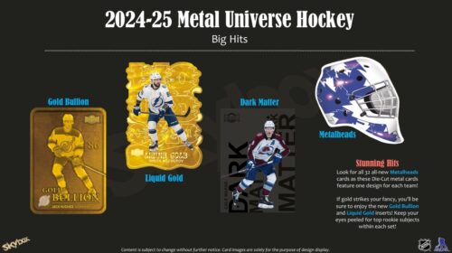 2024-25 Upper Deck Skybox Metal Universe Hockey Hobby Box - Image 3