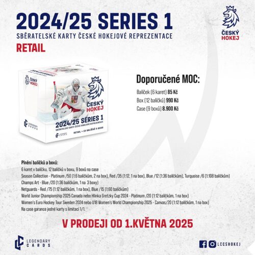 2024-25 LC Český Hokej Series 1 Retail Hockey Box - Image 10