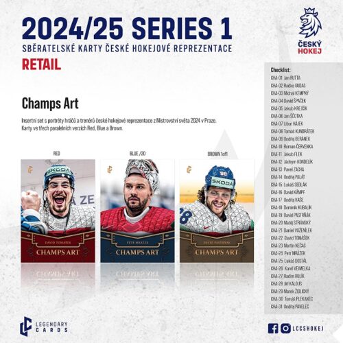 2024-25 LC Český Hokej Series 1 Retail Hockey Box - Image 6