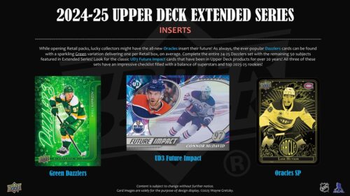 2024-25 Upper Deck Extended Series Hockey Blaster Box - Image 3