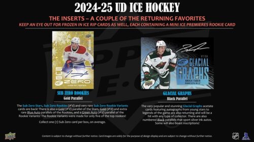 2024-25 Upper Deck Ice Hockey Hobby Box - Image 4