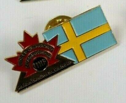 Odznak World Jr. Hockey Championship Saskatchewan Canada Collectible Lapel Pin