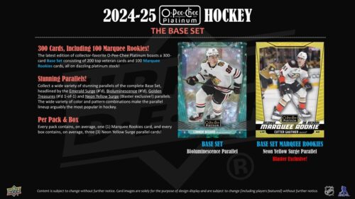 2024-25 Upper Deck O-Pee-Chee Platinum Hockey Blaster Box - Image 6