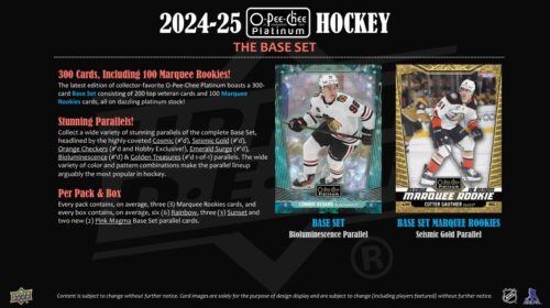 2024-25 Upper Deck O-Pee-Chee Platinum Hockey Hobby Box - Image 6