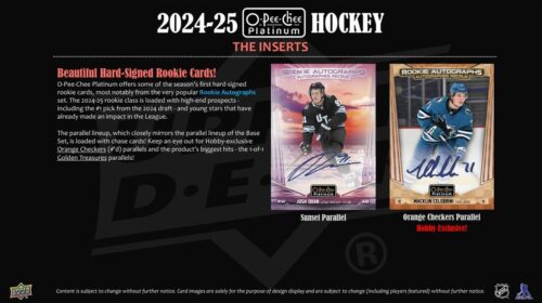 2024-25 Upper Deck O-Pee-Chee Platinum Hockey Hobby Box - Image 5