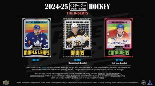 2024-25 Upper Deck O-Pee-Chee Platinum Hockey Hobby Box - Image 4