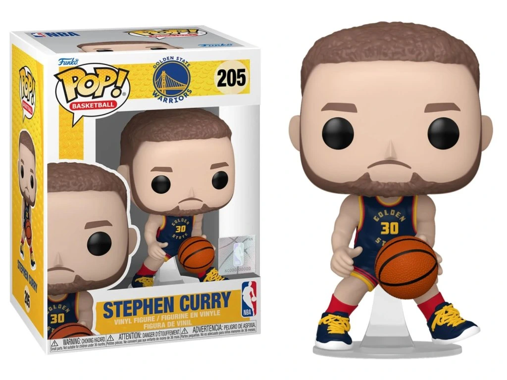 Funko POP! 205 Basketball: Golden State Warriors - Stephen Curry