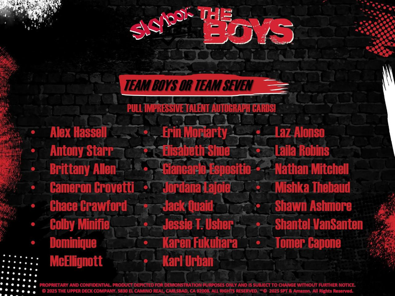 2025 UPPER DECK THE BOYS SEASON 1 & 2 HOBBY BOX - Obrázek 3