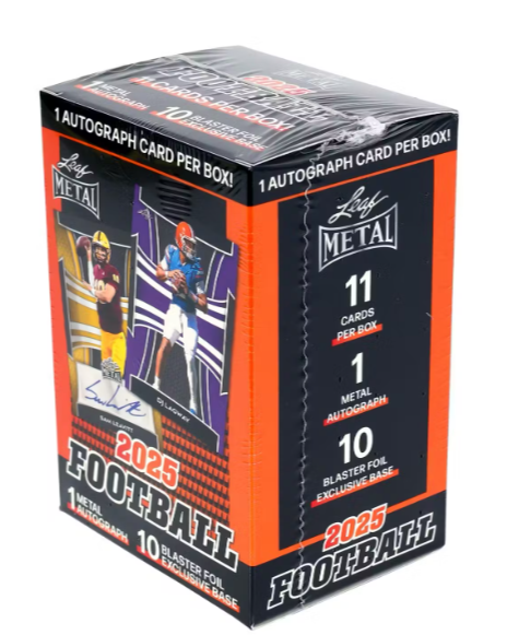 2025 Leaf Metal Football Blaster Box