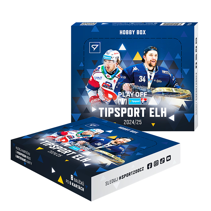 2024-25 SportZoo Tipsport ELH Play Off Hockey Hobby Box