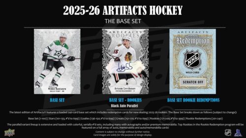 2025-26 Upper Deck Artifacts Hockey Hobby Box - Obrázek 7