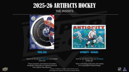 2025-26 Upper Deck Artifacts Hockey Hobby Box - Obrázek 6