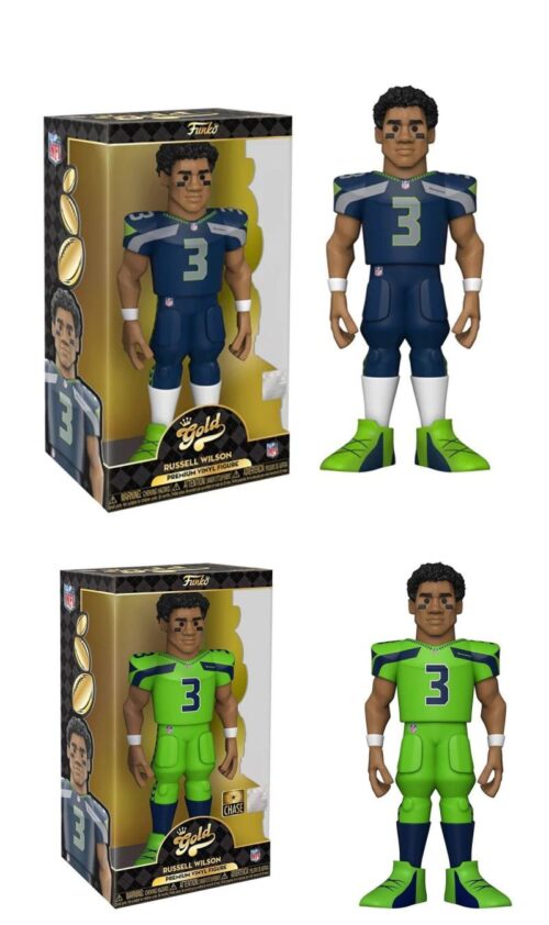 NFL - Russel Wilson Gold Vinyl Figure  30 cm - Obrázek 4