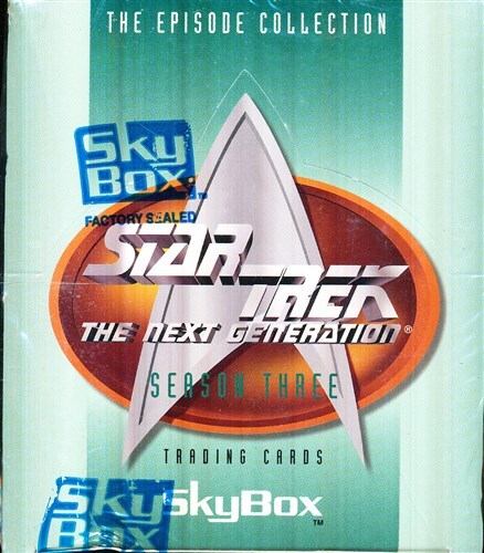 1995 Star Trek The Next Generation Season 3 Trading Cards Balíček