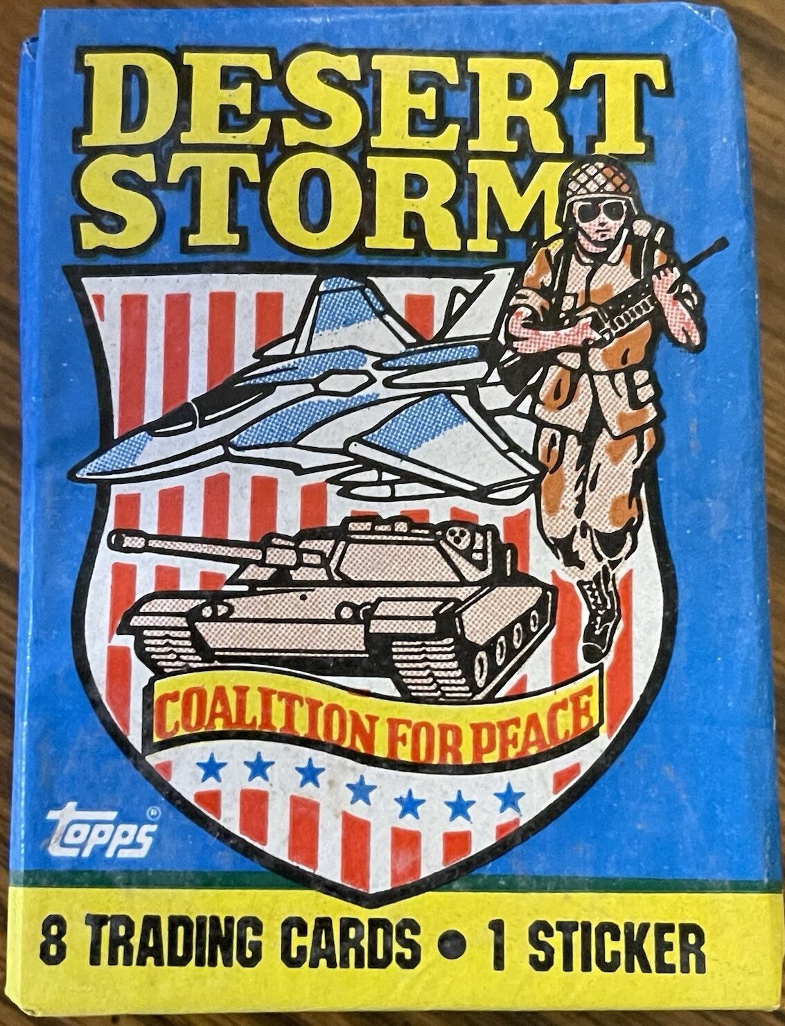 1991 Topps  Desert Storm Trading Cards and Stickers  Balíček