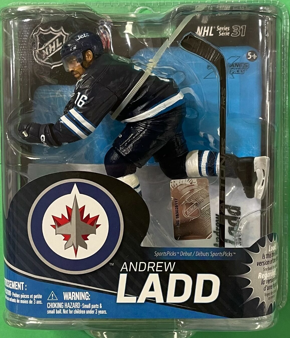 NHL Figure Serie XXXI Andrew Ladd Varianta Blue