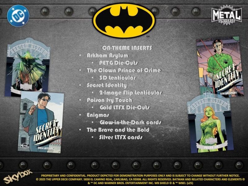 2025 Upper Deck Batman Skybox Metal Universe Hobby Box - Obrázek 3