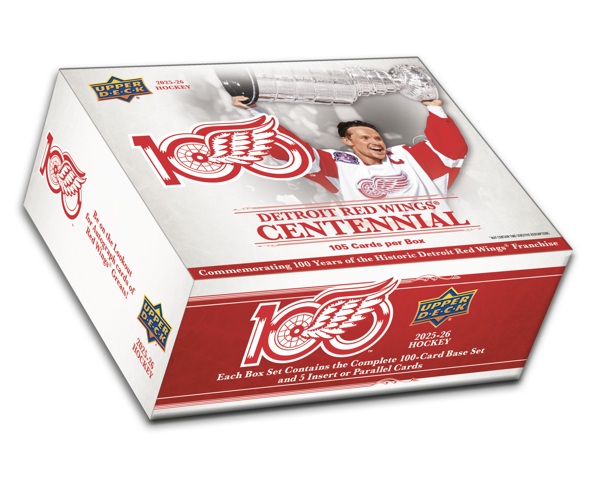 2025-26 Upper Deck Detroit Red Wings Centennial Box Set