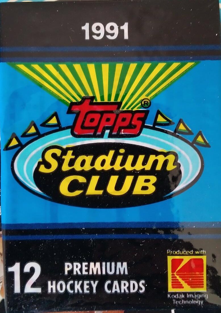 1991-92 Topps Stadium Club Hockey Hobby Box
