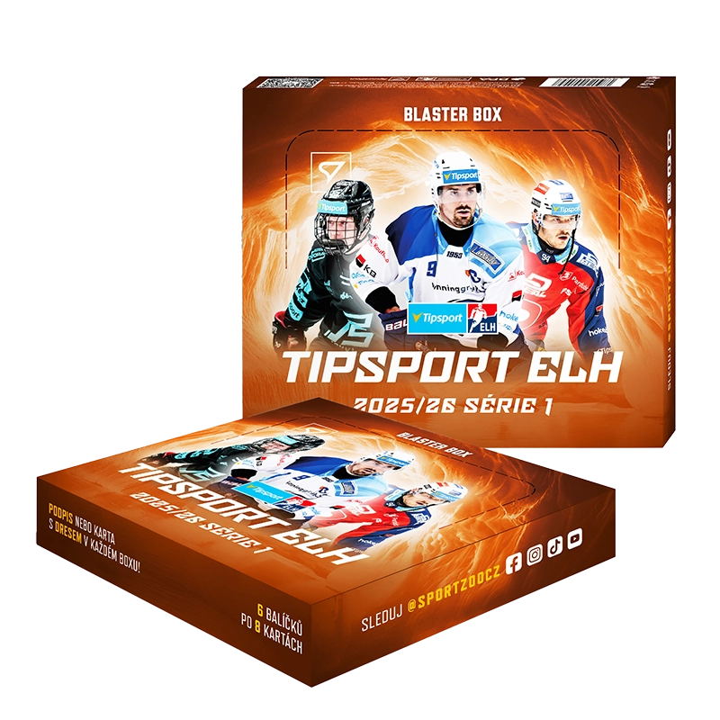 2025-26 SportZoo Tipsport ELH Series 1 Hockey Blaster Box