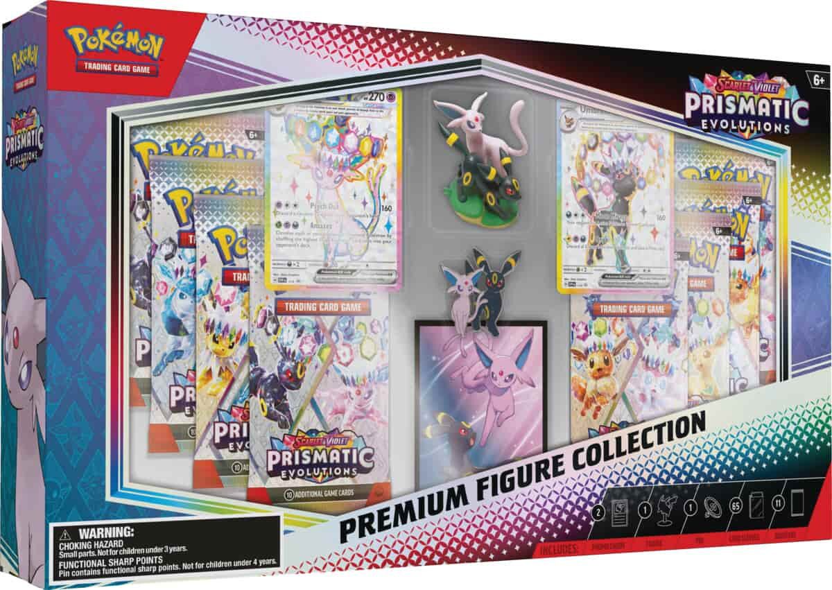 Pokémon Prismatic Evolutions Lucario Ex & Tyranitar Ex Premium Collection