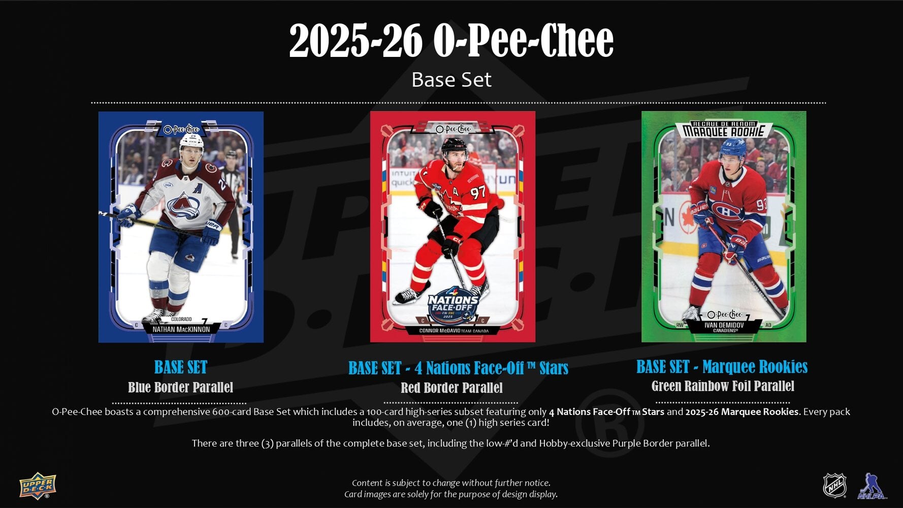 2025-26 Upper Deck O-Pee-Chee Hockey Hobby Box - Obrázek 4