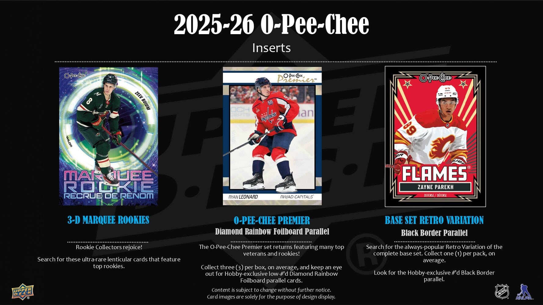 2025-26 Upper Deck O-Pee-Chee Hockey Hobby Box - Obrázek 3